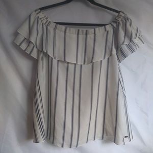 ARMANI EXCHANGE Off-Shoulder Blouse Size XL
